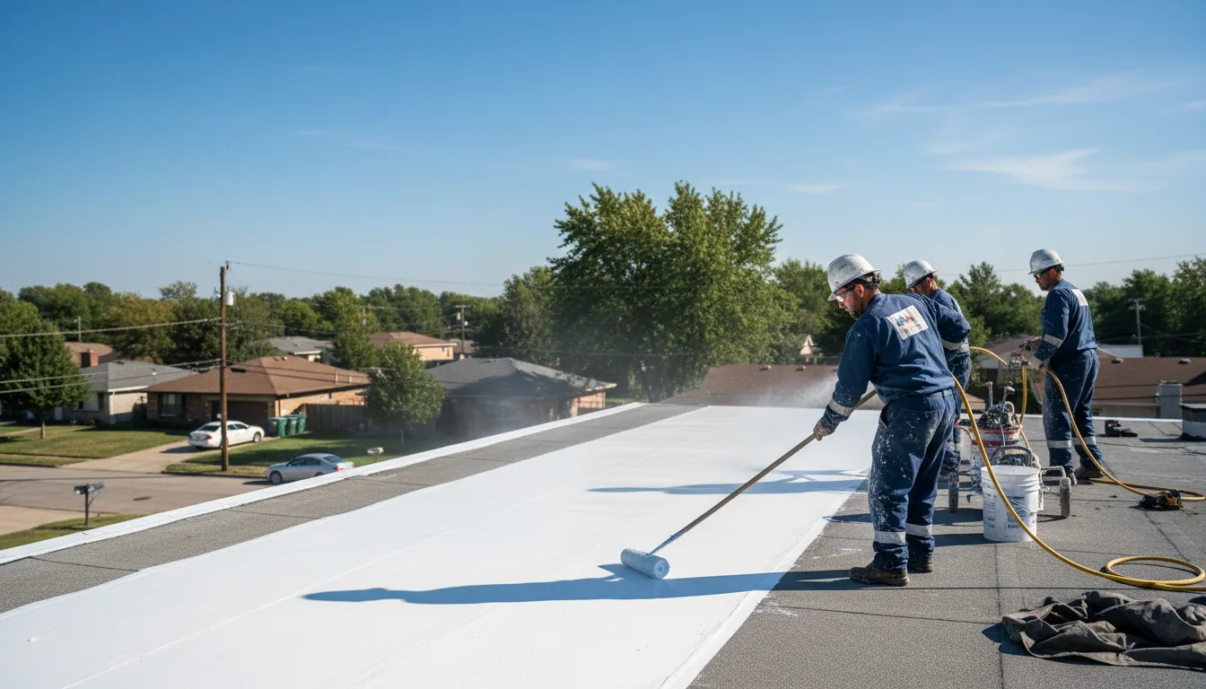 Commercial roof coating in Anna, TX near me